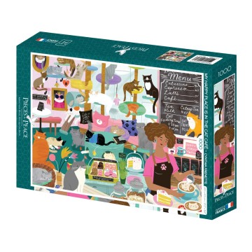Pieces & Peace - My Happy Place is in the Cat Café - 1000 Stukjes 2
