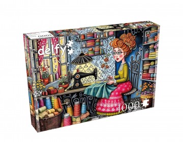 Delfy Puzzle - My Sewing Studio - 1000 Stukjes 2
