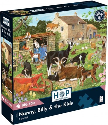 The House of Puzzles - Nanny, Billy & the Kids - 500 XL Stukjes 2
