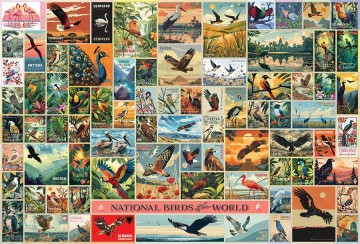 Cobble Hill - National Birds of the World - 2000 Stukjes