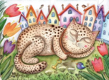 Nova Puzzle - Neighbourhood Cat - 1000 Stukjes