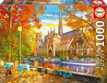 Educa - Notre Dame in Autumn - 1000 Stukjes 2