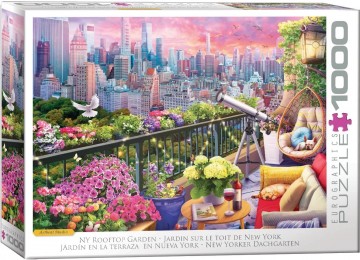 Eurographics - New York Rooftop Garden - 1000 Stukjes 2