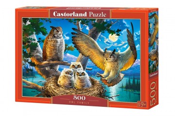 Castorland - Owl Family - 500 Stukjes 2