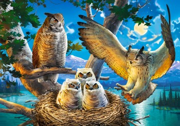 Castorland - Owl Family - 500 Stukjes