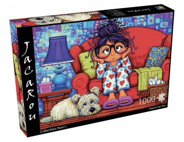 JaCaRou Puzzle - Pajama Pup Pal - 1000 Stukjes 2