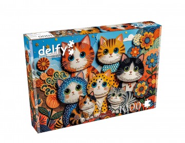 Delfy Puzzle - Paper Art Collage - 1000 Stukjes 2