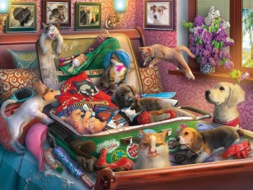 White Mountain - Paws Gone Wild - 500 Stukjes