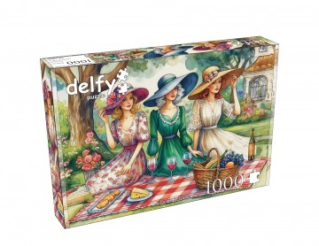 Delfy Puzzle - Picnic in Time - 1000 Stukjes 2