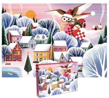 Penny Puzzle - Pleated Hearts - 1000 Stukjes 3