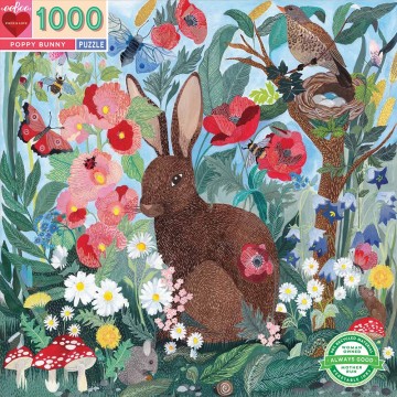 EeBoo - Poppy Bunny - 1000 Stukjes