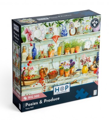 The House of Puzzles - Posies & Produce - 500 XL Stukjes 2