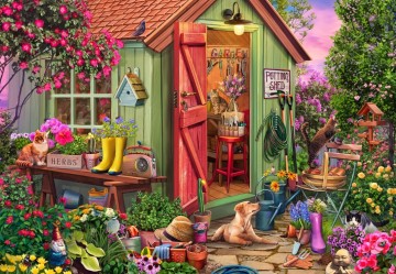 Bluebird Puzzle - Potting Shed - 1000 Stukjes