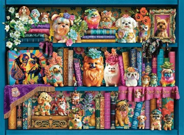Ravensburger - Precious Porcelain Pugs - 500 Stukjes