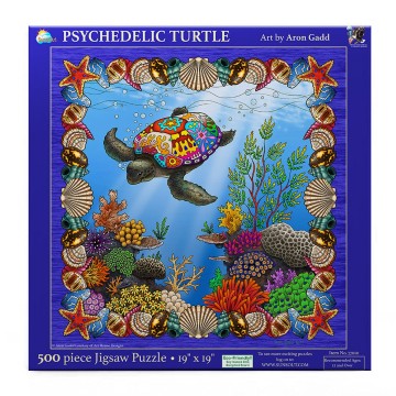 SunsOut - Psychedelic Turtle - 500 Stukjes 2