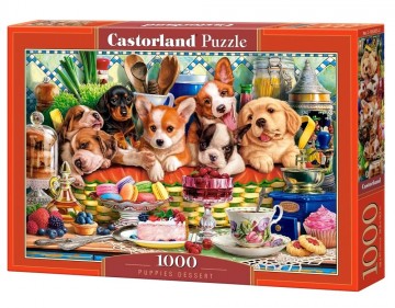 Castorland - Puppies Dessert - 1000 Stukjes 2