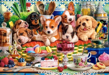 Castorland - Puppies Dessert - 1000 Stukjes