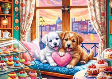 Trefl - Puppy Love - 500 Stukjes