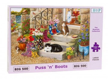 The House of Puzzles - Puss 'n' Boots - 500 XL Stukjes 2