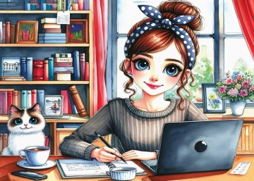 Delfy Puzzle - Quiet Planning Time - 1000 Stukjes