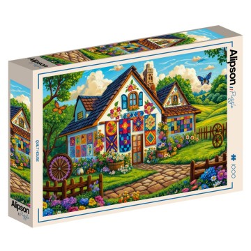 Alipson Puzzle - Quilt House - 1000 Stukjes 2