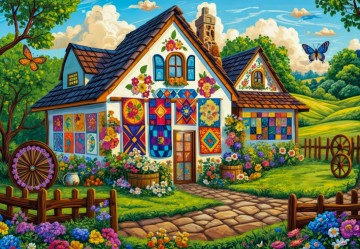 Alipson Puzzle - Quilt House - 1000 Stukjes