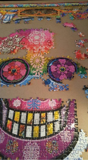 JaCaRou Puzzle - Rainbow Skull - 1000 Stukjes 3