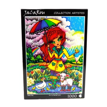 JaCaRou Puzzle - Rainy Day - 1000 Stukjes 3