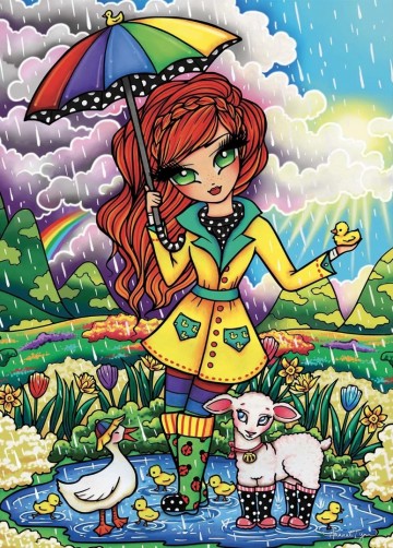 JaCaRou Puzzle - Rainy Day - 1000 Stukjes