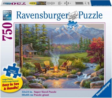Ravensburger - Riverside Livingroom - 750 XL Stukjes 2