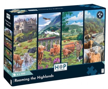 The House of Puzzles - Roaming the Highlands - 4 x 500 Stukjes 2