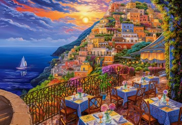 Castorland - Romantic Positano Evening - 1500 Stukjes