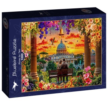 Bluebird Puzzle - Rome à Deux - 1000 Stukjes 2