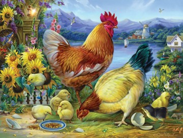 SunsOut - Rooster Walk - 500 Stukjes