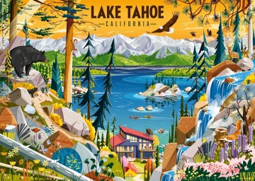 Ravensburger - Sacred Lake Tahoe - 1000 Stukjes