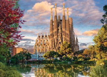 Eurographics - Sagrada Familia, Barcelona - 1000 Stukjes
