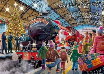 Falcon de Luxe - Santa at the Station - 1000 Stukjes