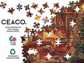 Ceaco - Santa Checking His List - 1000 Stukjes 5