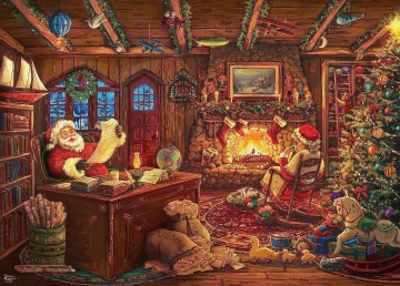 Ceaco - Santa Checking His List - 1000 Stukjes