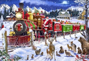 Bluebird Puzzle - Santa Express Usa - 1000 Stukjes