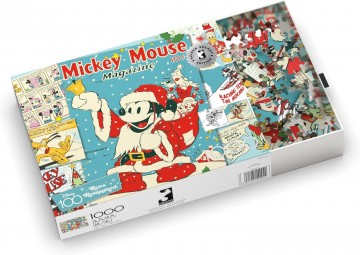 Ceaco Silver Select - Santa Mickey Retro Reimagined - 1000 Stukjes 5