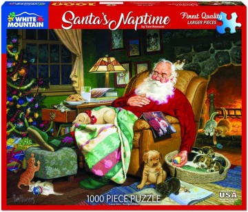 White Mountain - Santa's Naptime - 1000 Stukjes 2