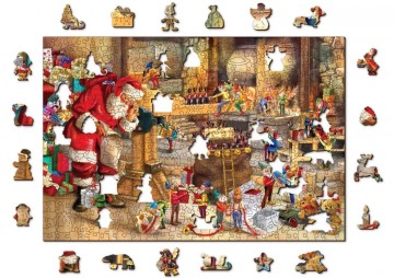 Wooden.City - Santa's Workshop - 500 Stukjes 2
