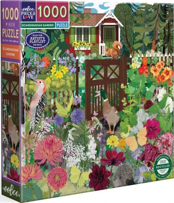 Eeboo - Scandinavian Garden - 1000 Stukjes 2