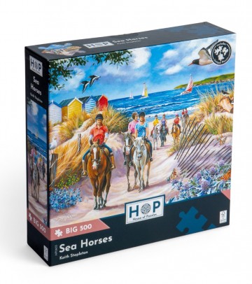 The House of Puzzles - Sea Horses - 500 XL Stukjes 2