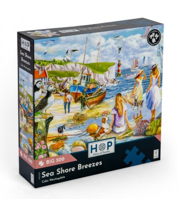 The House of Puzzles - Sea Shore Breezes - 500 XL Stukjes 2