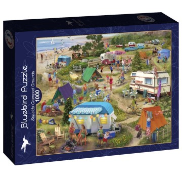 Bluebird Puzzle - Seaside Cramped Grounds - 1000 Stukjes 2