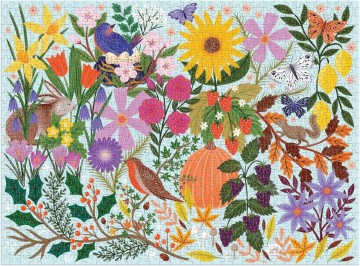 Galison - Seasons in Bloom - 1000 Stukjes 4