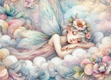 Delfy Puzzle - Serene Fairy Rest - 1000 Stukjes