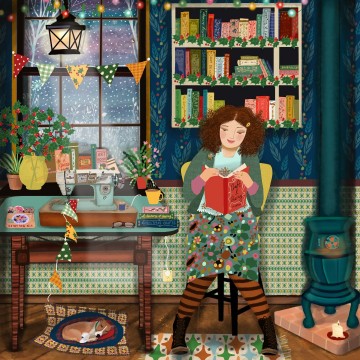 Pieces & Peace - Sewing and Reading - 1000 Stukjes